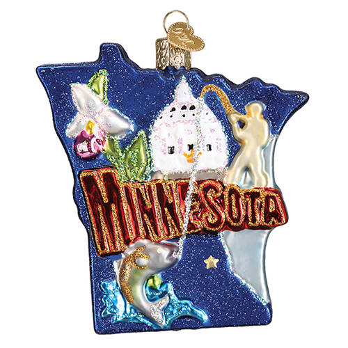 State Ornaments State Of Minnesota - No Box