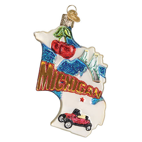 State Ornaments State Of Michigan - No Box