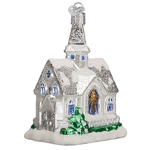 Old World Christmas Sparkling Cathedral - No Box Nb2241