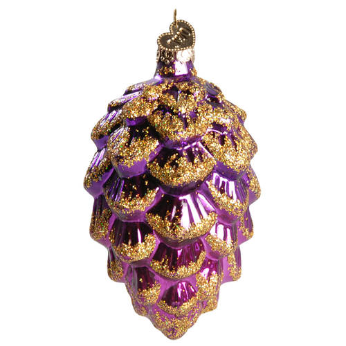Trees & Cones & Wreaths Ponderosa Cone-Purple - No Box
