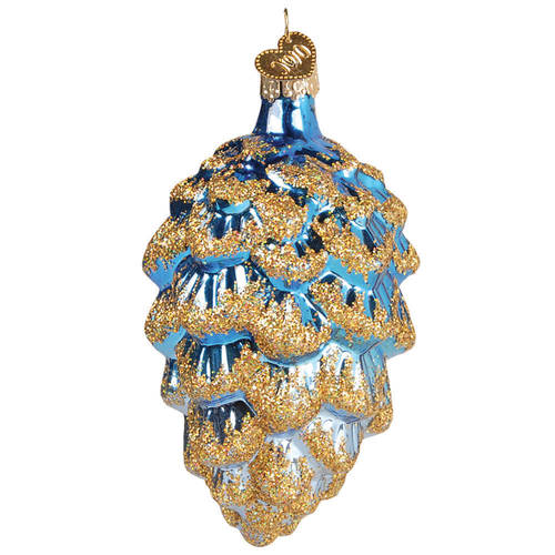 Trees & Cones & Wreaths Ponderosa Cone-Blue - No Box