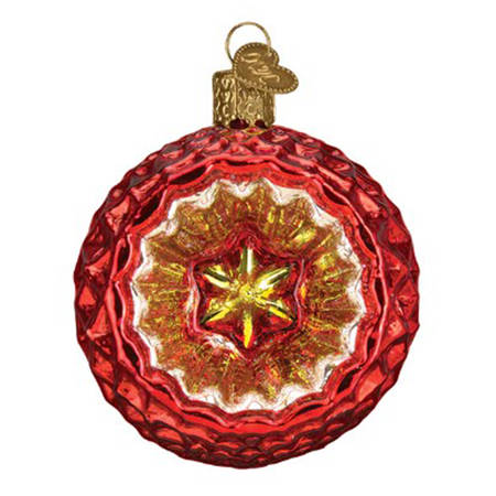 Vintage Reflections Collection Faceted Crimson Reflection - No Box