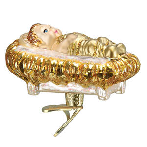 Religious Baby Jesus In Manger - No Box