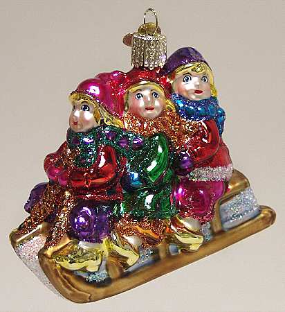 Fun and Games Children On Sled - No Box