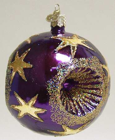 Traditional Shapes Purple Multi-Indented Reflector - No Box