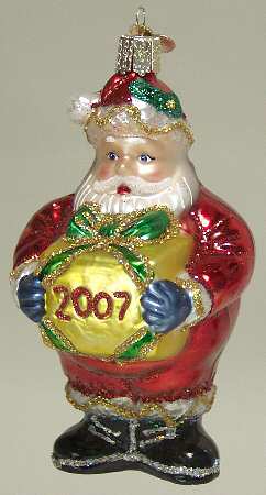 Dated Ornaments 2007 Santa - No Box