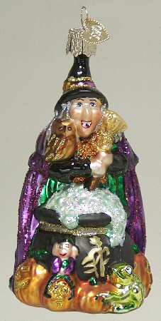 Halloween Witch With Cauldron - No Box