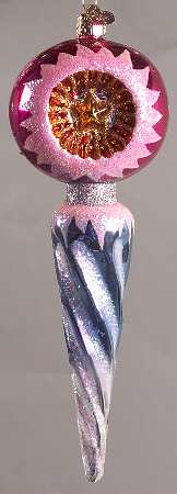 Traditional Shapes Icicle Reflector-Pink - No Box