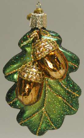 Trees & Cones & Wreaths Oak Leaf With Acorns - No Box