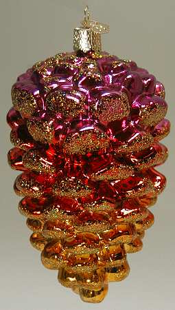 Trees & Cones & Wreaths Multi-Color Cone-Red - No Box