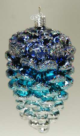 Trees & Cones & Wreaths Multi-Color Cone-Blue - No Box