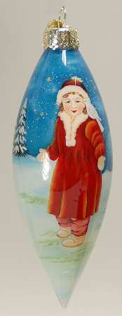 Inside Art Winter Girl With Dove - With Box