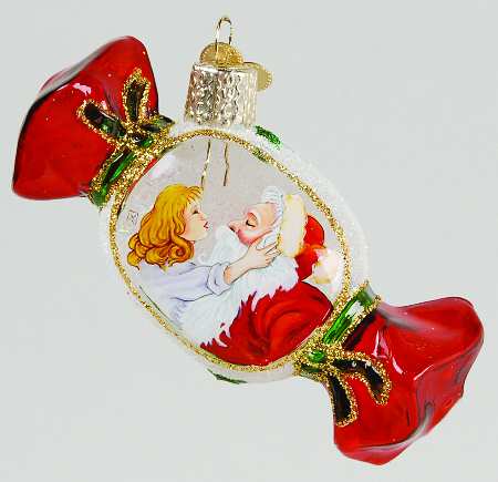 Inside Art Kissing Santa-Candy - With Box Bx1068