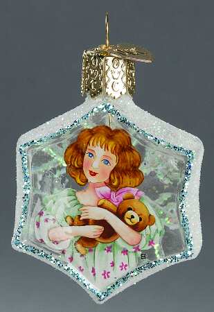 Inside Art Old Fashioned Angel With Bear - With Box Bx1285