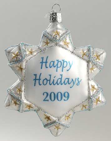 Dated Ornaments 2009 Holiday Snowflake - No Box