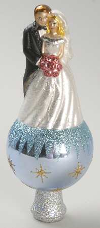 Tree Toppers Bridal Couple Tree Topper - Boxed