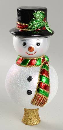 Tree Toppers Vintage Snowman Tree Topper - Boxed