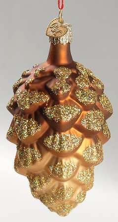 Trees & Cones & Wreaths Evergreen Cone - Dark Brown - No Box