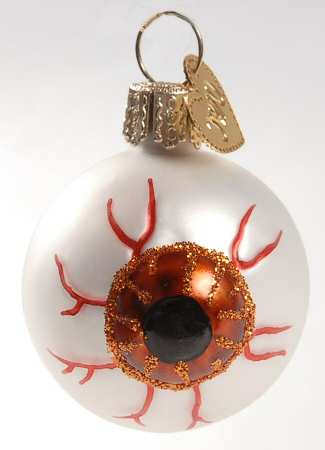 Halloween Evil Eye-Orange - No Box 37b
