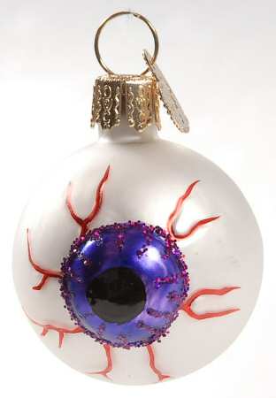 Halloween Evil Eye-Purple - No Box 37c