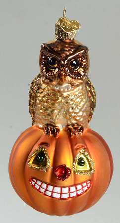Halloween Owl & Pumpkin - No Box