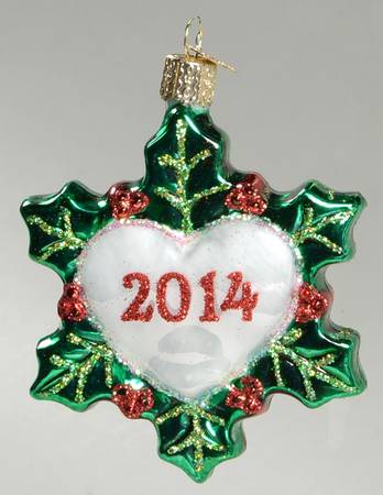 Dated Ornaments 2014 Holiday Heart - No Box
