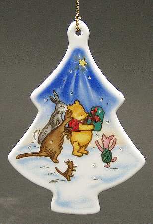 Classic Pooh Porcelain Ornament by Midwest of Cannon Falls