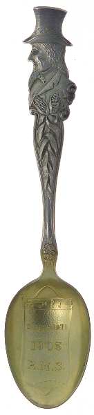 Manchester Souvenir Spoon Uncle Sam - No Box