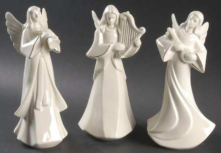 Holy Night Nativity-Large Angels-Boxed Set Of 3 - Boxed