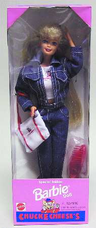 Chuck E Cheese's Barbie by Mattel