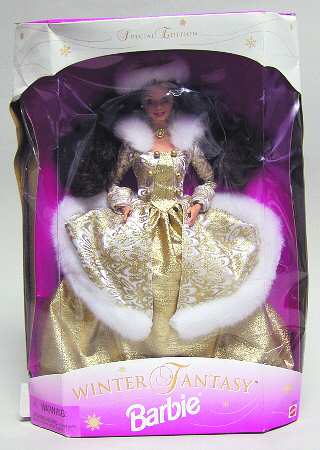 Glamour Barbie Exclusives Winter Fantasy-Brunette - No Box