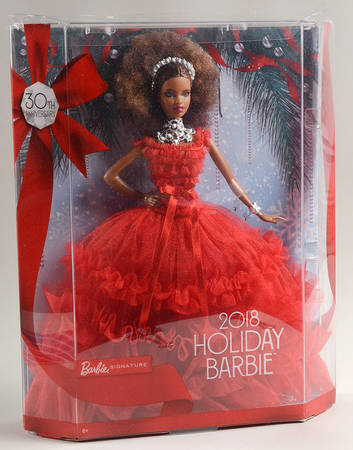 Holiday Barbie Series #2 2018 Holiday Barbie-African American - No Box