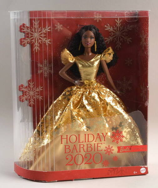 Holiday Barbie Series #2 2020 Holiday - Brunette Curly  - Boxed