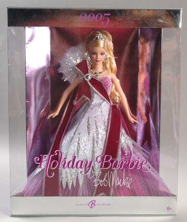 Holiday Barbie Series #2 Holiday 2005-Burgundy - No Box