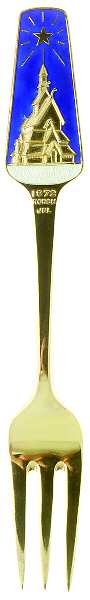 Marthinsen Christmas Fork by T H Marthinsen Silver