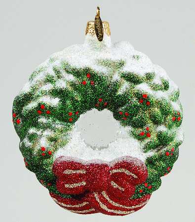 Mattarusky Ornaments Snowcapped Wreath - Boxed