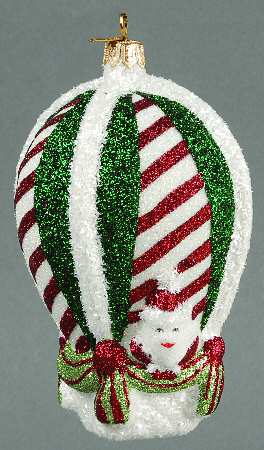 Mattarusky Ornaments Up Up & Away-Peppermint - No Box