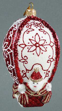 Mattarusky Ornaments Up Up & Away-Red/White - No Box