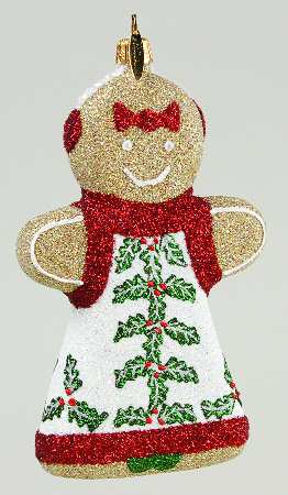 Mattarusky Ornaments Gingerbread Girl-Holly - No Box