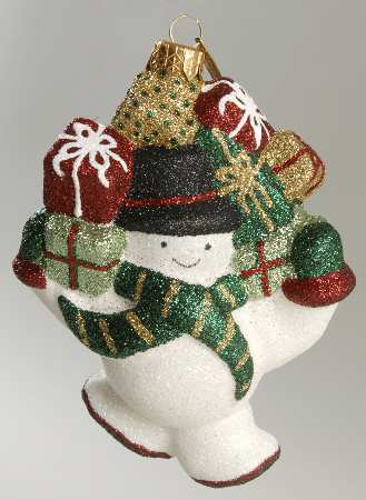 Mattarusky Ornaments Snowman With Presents - Boxed