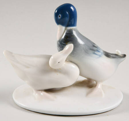 Metzler & Ortloff Figurines Pair Of Mallard Ducks - No Box
