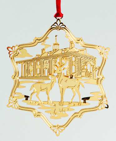 Mount Vernon Annual Christmas Ornament Deer On The East Lawn - No Box
