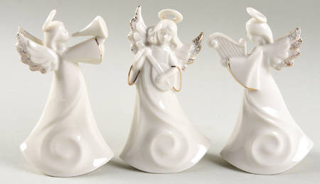 Holiday Splendor Angel-Set Of 3 Play Instrument - Boxed