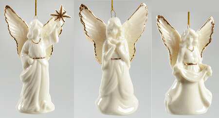 Holiday Splendor Angel-Set Of 3 - No Box