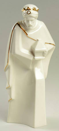 Holy Night Nativity-Large Wiseman-Standing With Box-Low Crown - No Box