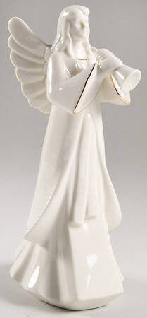 Holy Night Nativity-Large Angel With Horn - No Box