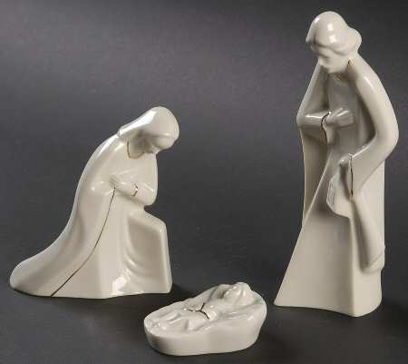 Holy Night Nativity-Small Holy Family-3 Pc Boxed Set - With Box