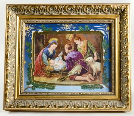 Shadow Box Prints by Old World Christmas (Newer)