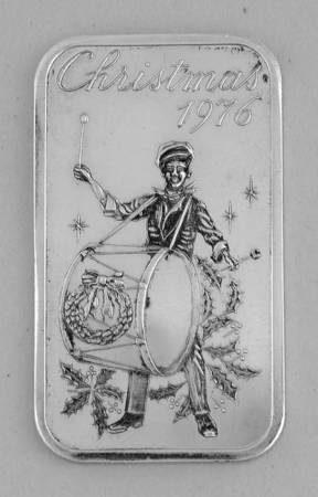 Christmas Ingots 1976 Christmas - No Box Nb1976