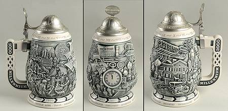 Millennium Steins 2000 Miller Millennium - No Box